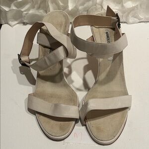 Manolo Blahnik Beige Strappy Sandals